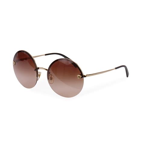 versace circle sunglasses|versace round sunglasses women.